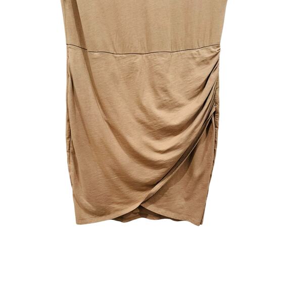 Lovers and Friends Dana Stretch Cotton Mini Bodycon Dress Taupe Size Small - Picture 3 of 6
